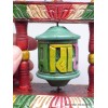 Moulin à prières en bois sculpté 13 cm Objets rituels bouddhistes 6405.6
