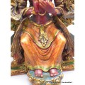 Statuette Bouddha Maitreya couleur rouge Statuettes Bouddhistes METRA1