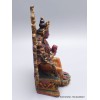 Statuette Bouddha Maitreya couleur rouge Statuettes Bouddhistes METRA1