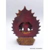 Statuette Bouddha Maitreya couleur rouge Statuettes Bouddhistes METRA1