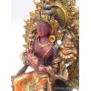 Statuette Bouddha Maitreya couleur rouge Statuettes Bouddhistes METRA1