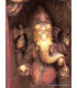 Autel temple triptyque Ganesh patine antique Statuettes Bouddhistes GAN25