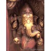 Autel temple triptyque Ganesh patine antique Statuettes Bouddhistes GAN25