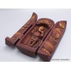 Autel temple triptyque Ganesh patine antique Statuettes Bouddhistes GAN25