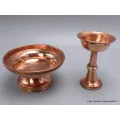 Serkyem pour offrandes bouddhistes en cuivre - Objets rituels bouddhistes