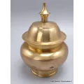 Bol à riz tibétain en laiton 13 cm - Objets rituels bouddhistes