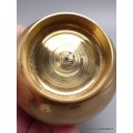 Bol à riz tibétain en laiton 11 cm Objets rituels bouddhistes BAB7.1