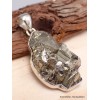 Pendentif Pyrite dorée authentique Pendentifs pierres naturelles YM10.4