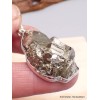Pendentif Pyrite dorée authentique Pendentifs pierres naturelles YM10.4
