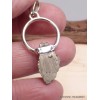 Pendentif Pyrite dorée authentique avec anneau Bijoux en Pyrite YM10.5