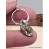 Pendentif Pyrite dorée authentique avec anneau Bijoux en Pyrite YM10.5