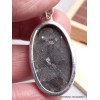 Pendentif oval Pierre de Lune noire larvikite Pendentifs pierres naturelles YM12.4