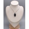 Pendentif oval Pierre de Lune noire larvikite Pendentifs pierres naturelles YM12.4