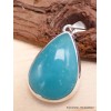 Pendentif Smithsonite bleue forme goutte Bijoux en Smithsonite CWA16.5
