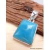 Pendentif Smithsonite bleue forme trapèze Bijoux en Smithsonite CWA16.9