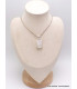 Pendentif Pierre de lune bleue brute Pendentifs pierres naturelles AW23.2