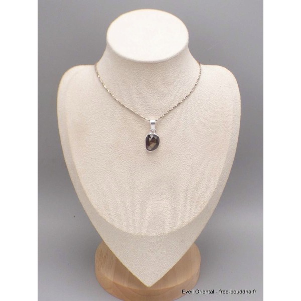 Pendentif Saphir doré Zawadi forme libre Bijoux en Saphir doré Zawadi AW17.3