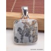 Pendentif carré en Jaspe Maligano indonésien Bijoux en Jaspe Maligano AW24.6