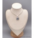 Pendentif carré en Jaspe Maligano indonésien Bijoux en Jaspe Maligano AW24.6