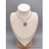 Pendentif carré en Jaspe Maligano indonésien Bijoux en Jaspe Maligano AW24.6