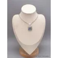 Pendentif carré en Jaspe Maligano indonésien - Bijoux en Jaspe Maligano