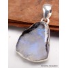 Pendentif Tourmaline noire sur Péristérite-dx Bijoux en Pierre de lune CWA105.7
