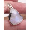 Pendentif Tourmaline noire sur Péristérite-dx Bijoux en Pierre de lune CWA105.7