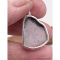Pendentif Tourmaline noire sur Péristérite-dx Bijoux en Pierre de lune CWA105.7