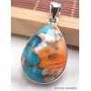 Bijou pendentif goutte en Turquoise Spiny Oyster Bijoux en Turquoise Spiny Oyster AW36.7