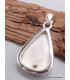Bijou Pendentif en Scolecite blanche forme goutte Pendentifs pierres naturelles AW39.5