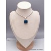 Pendentif Apatite bleue carrée Pendentifs pierres naturelles AW50.3