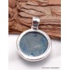 Pendentif rond en Apatite bleue Bijoux en Apatite bleue AW50.7