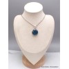 Pendentif rond en Apatite bleue Bijoux en Apatite bleue AW50.7