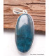 Pendentif Apatite bleue ovale allongée Bijoux en Apatite bleue AW50.8
