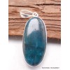 Pendentif Apatite bleue ovale allongée Bijoux en Apatite bleue AW50.8