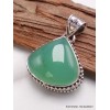 Pendentif Chrysoprase style vintage Pendentifs pierres naturelles AW42.2