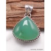 Pendentif Chrysoprase style vintage Pendentifs pierres naturelles AW42.2