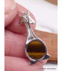 Collier Girafe en Oeil de Tigre Colliers pierres naturelles fines PU105.5