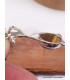 Collier Girafe en Oeil de Tigre Colliers pierres naturelles fines PU105.5