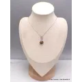 Collier Pendentif Pierre naturelle Girafe en Oeil de Tigre - Colliers pierres naturelles fines