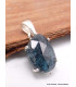 Pendentif Cyanite mousse bleu sarcelles Pendentifs pierres naturelles CWA100.2
