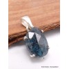Pendentif Cyanite mousse bleu sarcelles Pendentifs pierres naturelles CWA100.2