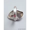 Bague Staurolite taille 55 argent 925 - Bijoux en Staurolite