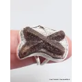 Bague Staurolite porte bonheur taille 54 - Bijoux en Staurolite