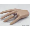 Bague Staurolite porte bonheur taille 54 - Bijoux en Staurolite