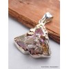 Pendentif Quartz Bismuth réticulé serti clos (lab) Bijoux en Quartz Bismuth AW53.2
