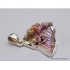 Pendentif Quartz Bismuth réticulé serti clos (lab) Bijoux en Quartz Bismuth AW53.2