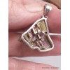 Pendentif Quartz Bismuth réticulé serti clos (lab) Bijoux en Quartz Bismuth AW53.2