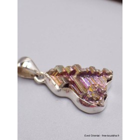 Bijou Pendentif argent Quartz Bismuth réticulé (lab) Pendentifs pierres naturelles AW53.5