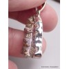 Bijou Pendentif argent Quartz Bismuth réticulé (lab) Pendentifs pierres naturelles AW53.5